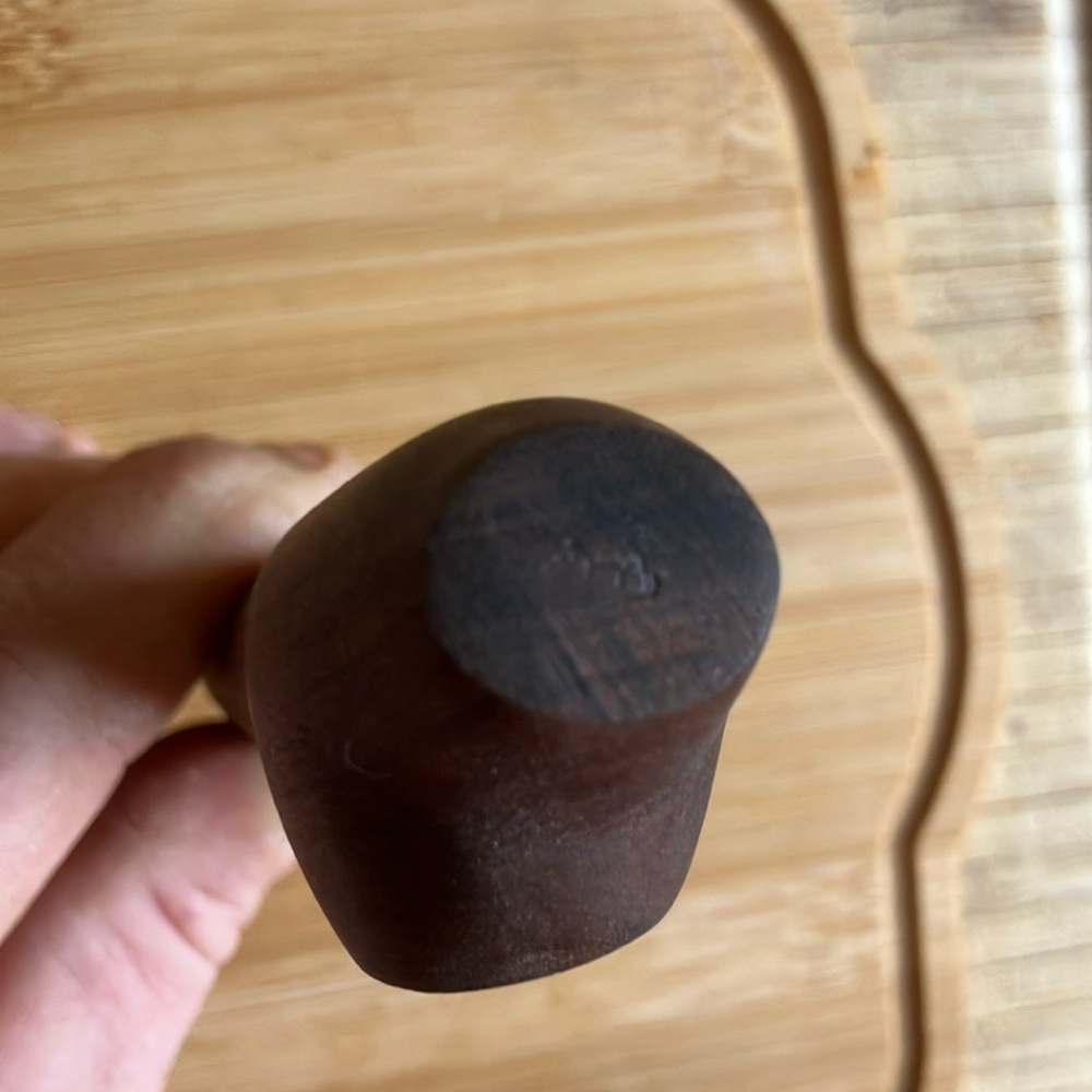 Handcrafted Pipe by The Bearded Buffalo - The Famous Ozark Mountain Folk Artist - Picture 4 of 4